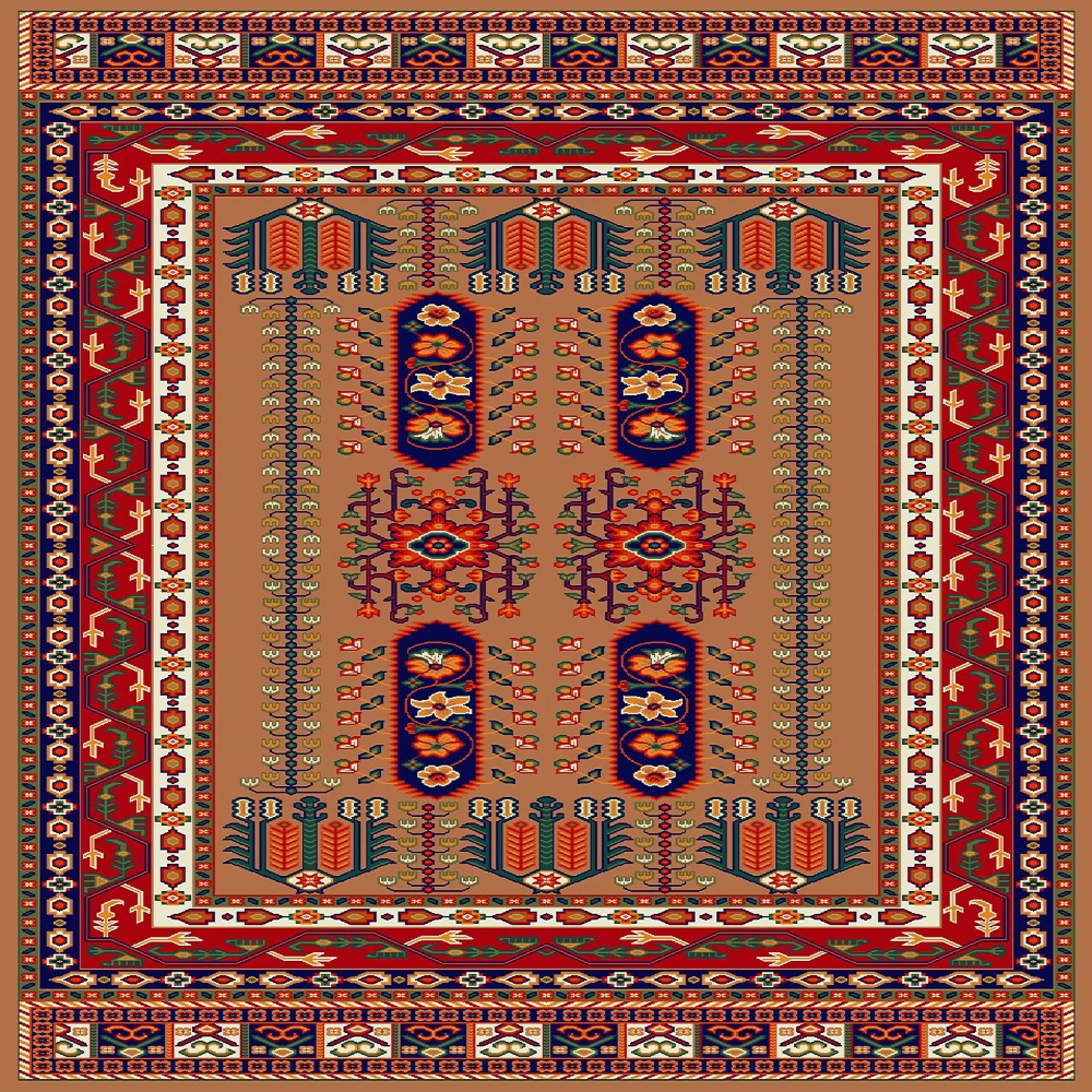 فرش طرح بهرخ لاکی کلکسیون گلستان